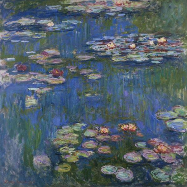 Claude Monet Water Lilies, 1916 Norge oil painting art